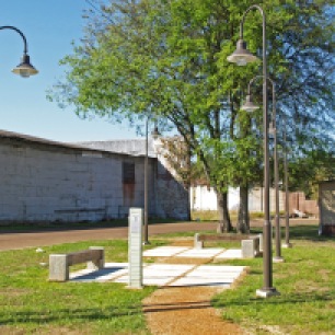 The finished Baptist Town pocket park.